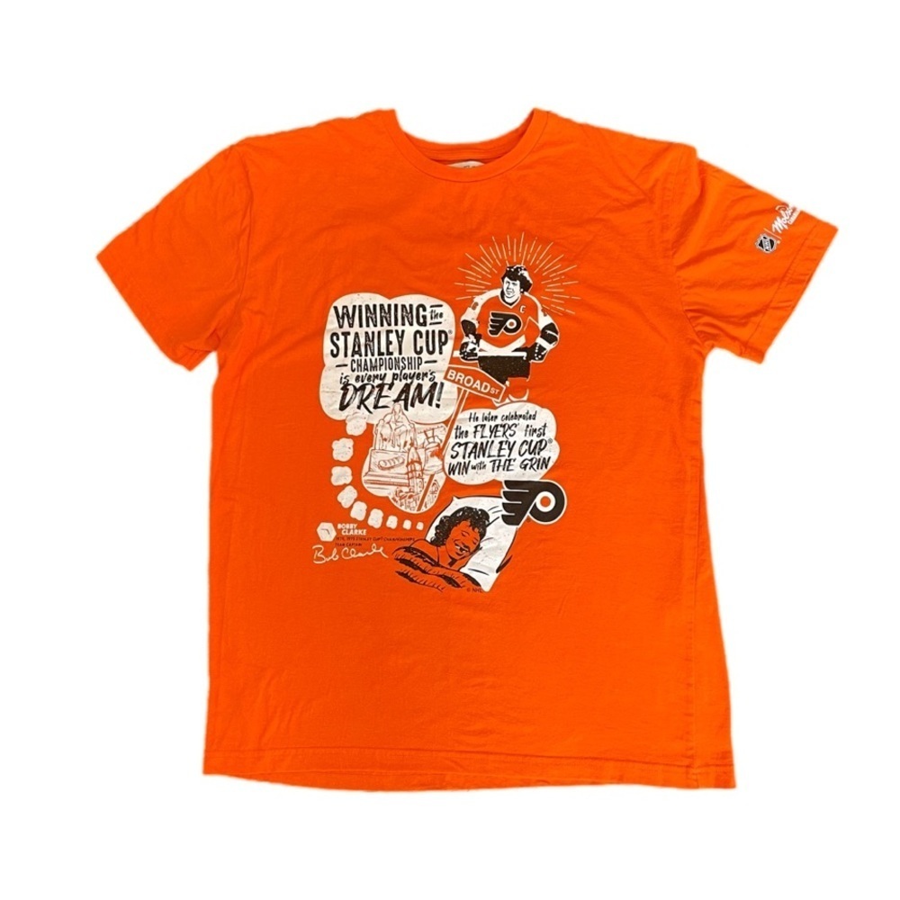 Molson Canadian Bobby Clarke Hockey T Shirt Size Large